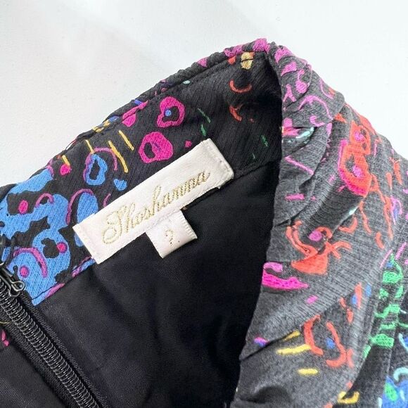 Shoshanna Strapless Mini Dress Womens 2 Multicolor Silk Fully Lined Gathered - Picture 4 of 11